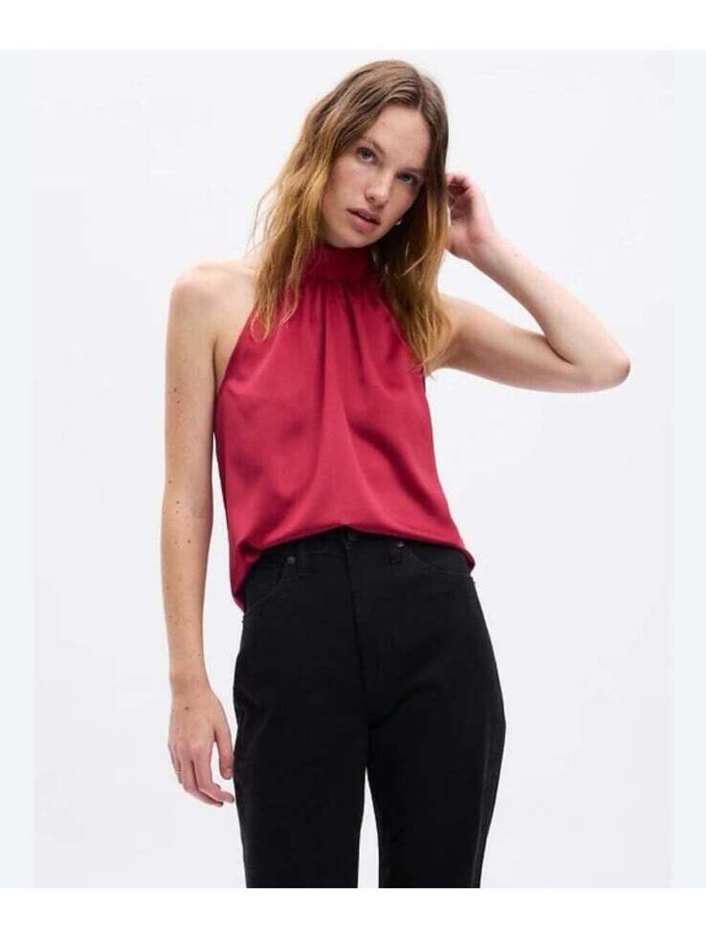 Women’s gap satin halter top